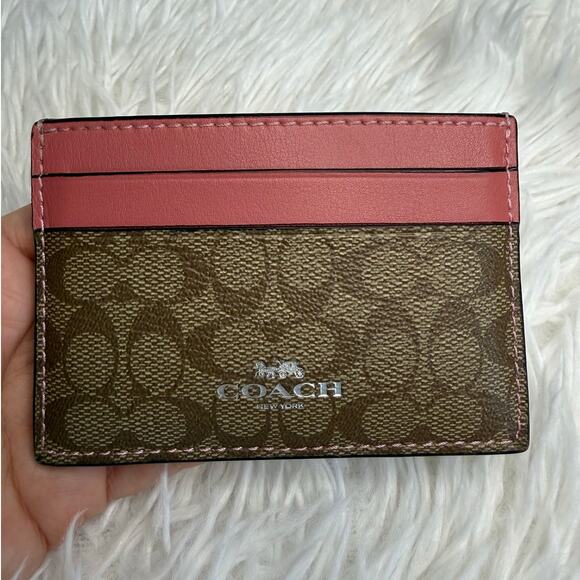 COACH Lips Glitter Card Holder - Picture 2 of 4